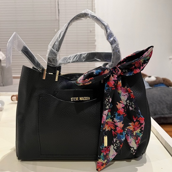 Steve Madden Bags Steve Madden Bparker Satchel Purse With Scarf
